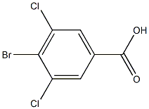 4-bromo-3,5-dichlorobenzoic acid 구조식 이미지
