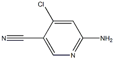 6-amino-4-chloronicotinonitrile Structure