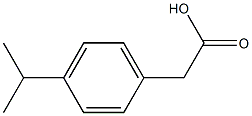 P-isopropylphenylacetic acid Structure