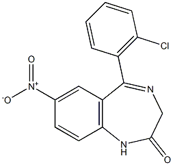 Clonazepam tablets Structure