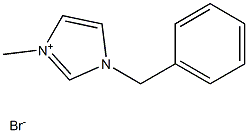 1-benzyl-3-methylimidazolium bromide 구조식 이미지