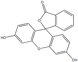 Fluorescein indicator solution 구조식 이미지