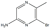 2-amino-6-bromo-5-methylpyrazine 구조식 이미지