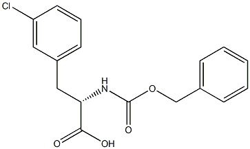 CBZ-D-3-chlorophenylalanine Structure