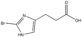 S-2-bromo-4-imidazopropionic acid Structure