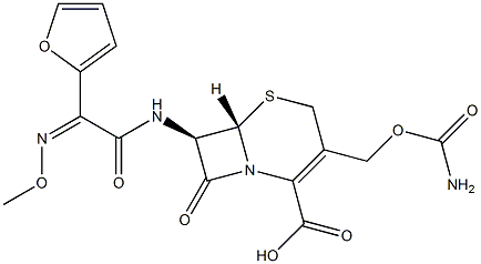 Cefuroxime Impurity 5 Structure