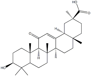 Glycyrrhetinic acid impurity 5 Structure