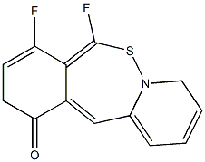 7,8-difluorodibenzo[B,E]thiazepine-11(6H)-one Structure