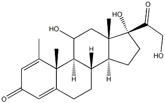 Methylprednisolone EP Impurity G 21-Acetate 구조식 이미지