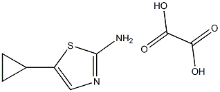 5-Cyclopropylthiazol-2-amine oxalate Structure