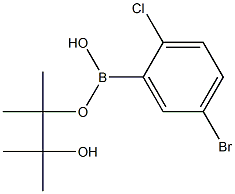 5-Bromo-2-chlorophenylboronic acid pinacol ester Structure