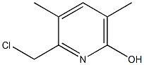 2-(chloromethyl)-3,5-dimethyl-6-hydroxypyridine Structure