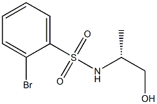 (R)-2-bromo-N-(1-hydroxypropan-2-yl)benzenesulfonamide 구조식 이미지