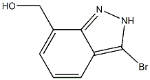 (3-Bromo-2H-indazol-7-yl)-methanol 구조식 이미지