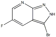 3-Bromo-5-fluoro-2H-pyrazolo[3,4-b]pyridine 구조식 이미지