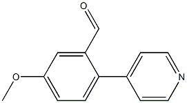 2-(4-pyridyl)-5-methoxybenzaldehyde Structure