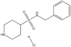 N-benzylpiperidine-4-sulfonamide hydrochloride Structure