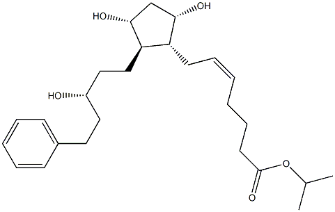 Latanoprost Impurity 1 구조식 이미지