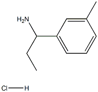 1-(3-METHYLPHENYL)PROPAN-1-AMINE HCl Structure