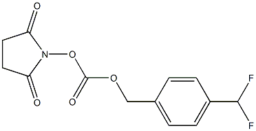 4-(difluoromethyl)benzyl (2,5-dioxopyrrolidin-1-yl) carbonate Structure