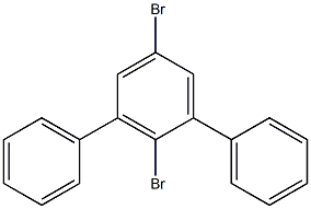 2',5'-dibromo-1,1':3',1''-terphenyl 구조식 이미지