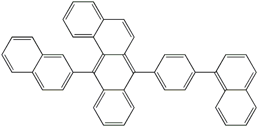 7-(4-(naphthalen-1-yl)phenyl)-12-(naphthalen-2-yl)tetraphene 구조식 이미지