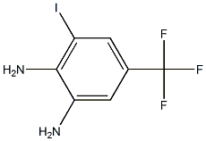 3-Iodo-5-trifluoromethyl-benzene-1,2-diamine 구조식 이미지