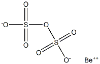 Beryllium Pyrosulfate 구조식 이미지