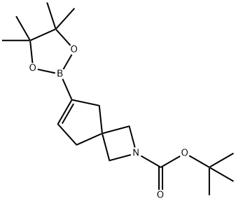 tert-butyl 6-(4,4,5,5-tetramethyl-1,3,2-dioxaborolan-2-yl)-2-azaspiro[3.4]oct-6-ene-2-carboxylate 구조식 이미지