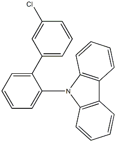 N-(3'-chloro-[1,1'-biphenyl]-2-yl)-9H-carbazole Structure