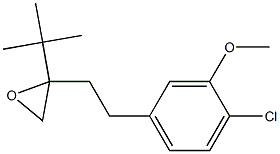 2-(tert-Butyl)-2-(4-chloro-3-methoxyphenethyl)oxirane Structure