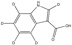 Indole-3-carboxylic Acid-d5 Structure