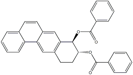 (8R,9R)-8,9,10,11-Tetrahydrobenz[a]anthracene-8,9-diol Dibenzoate Structure