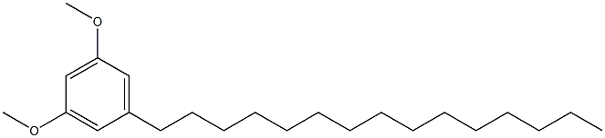 5-Pentadecylresorcinol Dimethyl Ether Structure