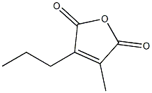 2-Methyl-3-propylmaleic Anhydride Structure