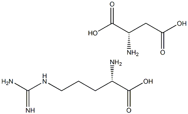 L-arginine-L-aspartate Structure
