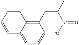 1-(2-Nitroprop-1-en-1-yl)naphthalene Structure