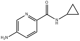 5-Amino-N-cyclopropylpyridine-2-carboxamide 구조식 이미지