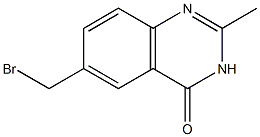 6-(BROMOMETHYL)-2-METHYLQUINAZOLIN-4(3H)-ONE 구조식 이미지