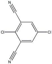 2,5-Dichloro-1,3-benzenedicarbonitrile 구조식 이미지