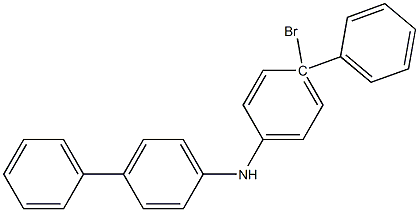 N-(4-bromophenyl)-4-p-triphenylamine Structure