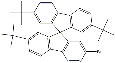 2'-Bromo-2,7,7'-tri-tert-butyl-9,9-spirobifluorene Structure