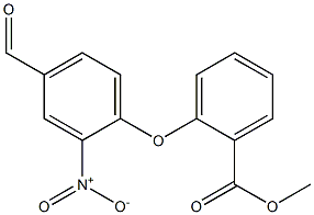 Methyl 2-(4-formyl-2-nitrophenoxy)benzoate Structure