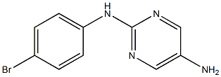 N2-(4-Bromophenyl)pyrimidine-2,5-diamine Structure