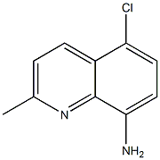 5-chloro-8-aminoquinaldine Structure