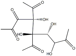 D-1,2,3,5-tetraacetylribose 구조식 이미지