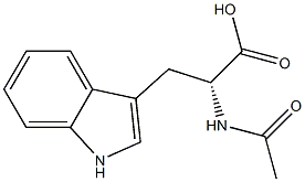 N-acetyl-D-tryptophan 구조식 이미지