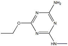 2-amino-4-methylamino-6-ethoxy-1,3,5-triazine 구조식 이미지