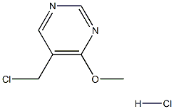 5-(chloromethyl)-4-methoxypyrimidine hydrochloride Structure