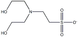 N,N-bis(2-hydroxyethyl)-2-aminoethanesulfonate 구조식 이미지